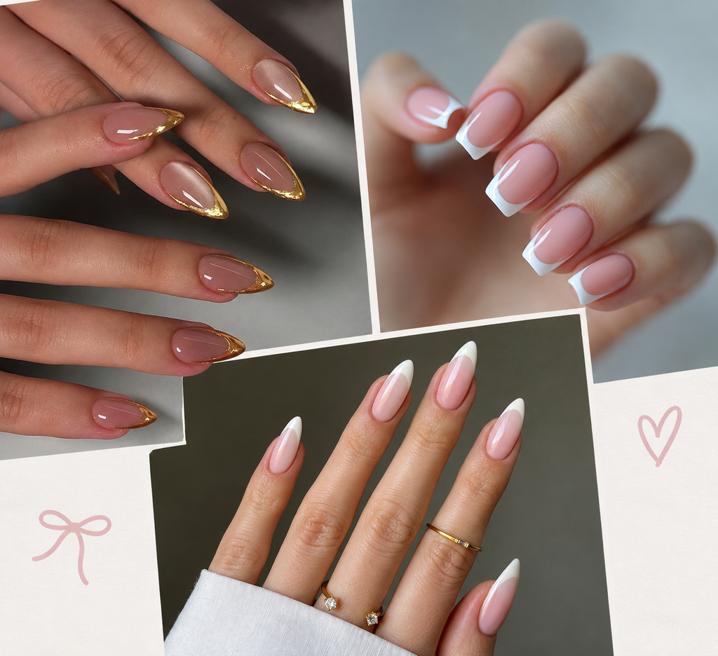 Elegant French Tip Nail Art Design